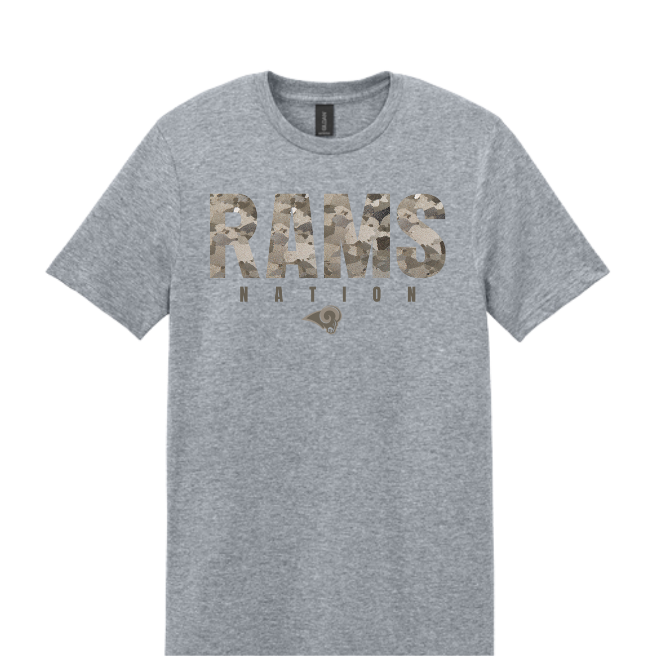 Rams Nation Camo T-Shirt