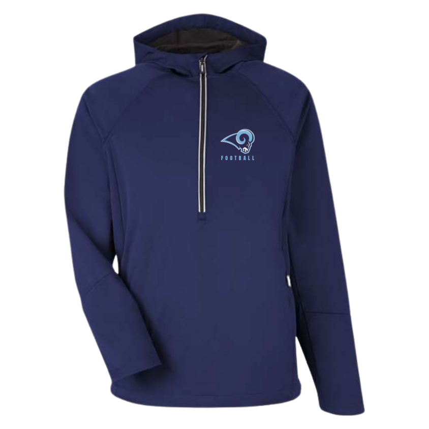 Rams Coach - Techno Lite Pullover Anorak Rain Jacket
