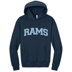 Rams Premium Embroidered RAMS ARCH Hoodie