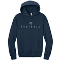 Premium Heavyweight Embroidered Rams Football Hoodie