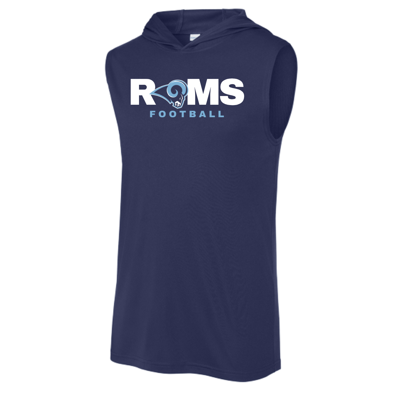 Rams Boosters - Rams FB Sleeveless Hoodie