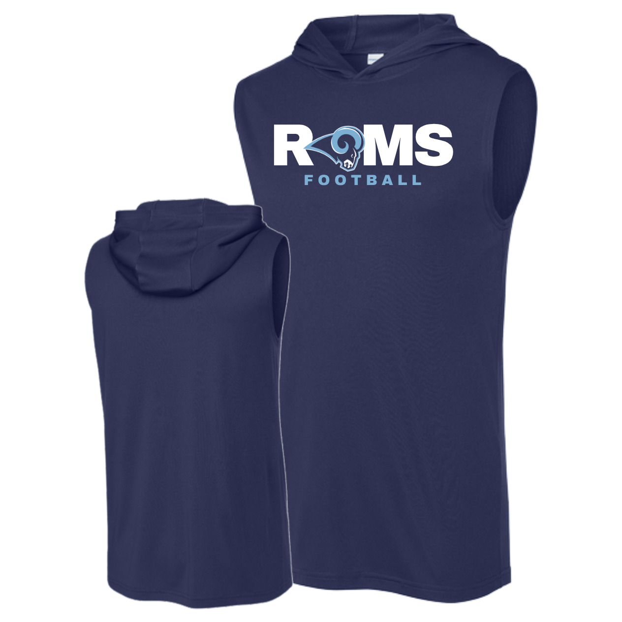 Rams FB Sleeveless Hoodie