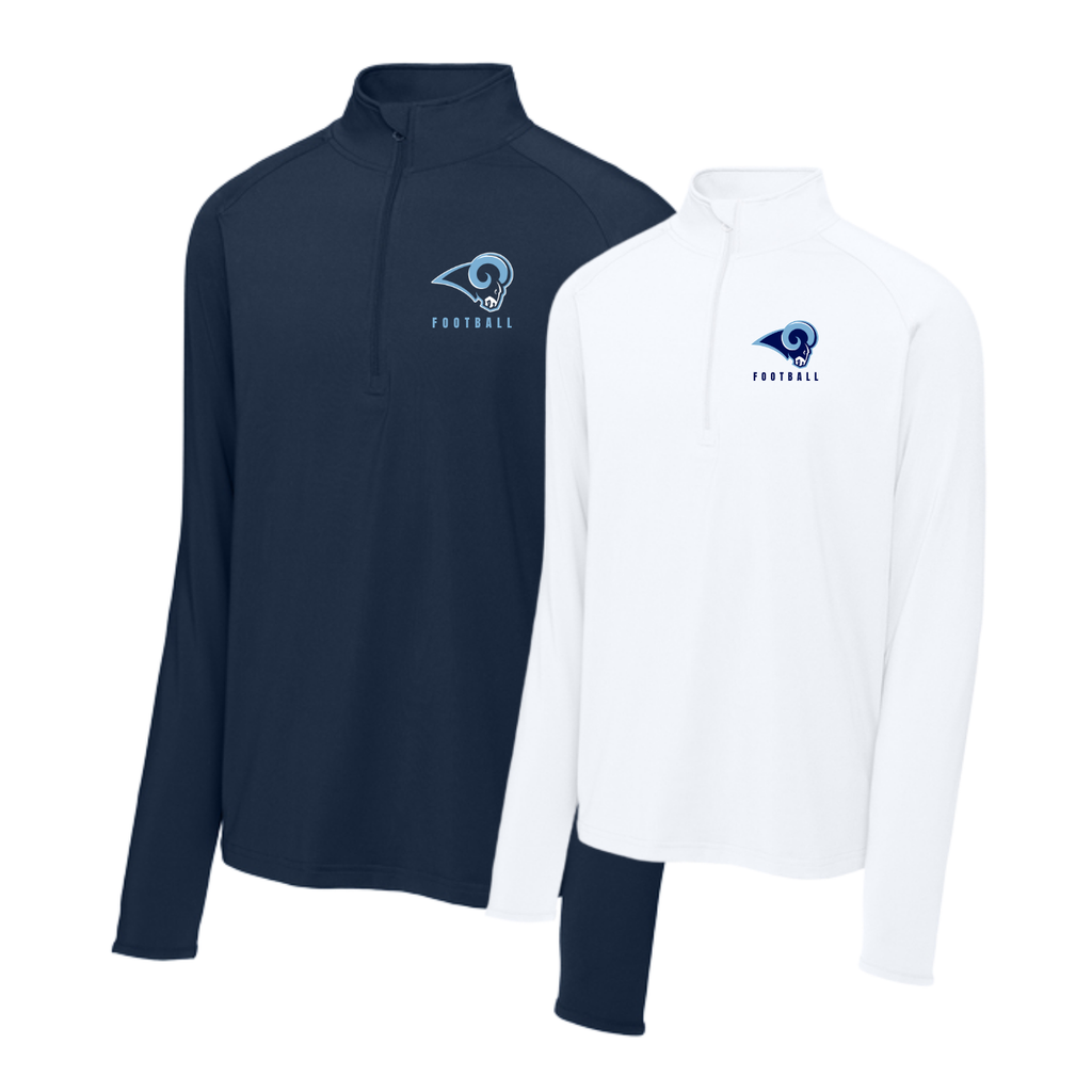 Rams Sideline Performance Quarter-Zip Pullover