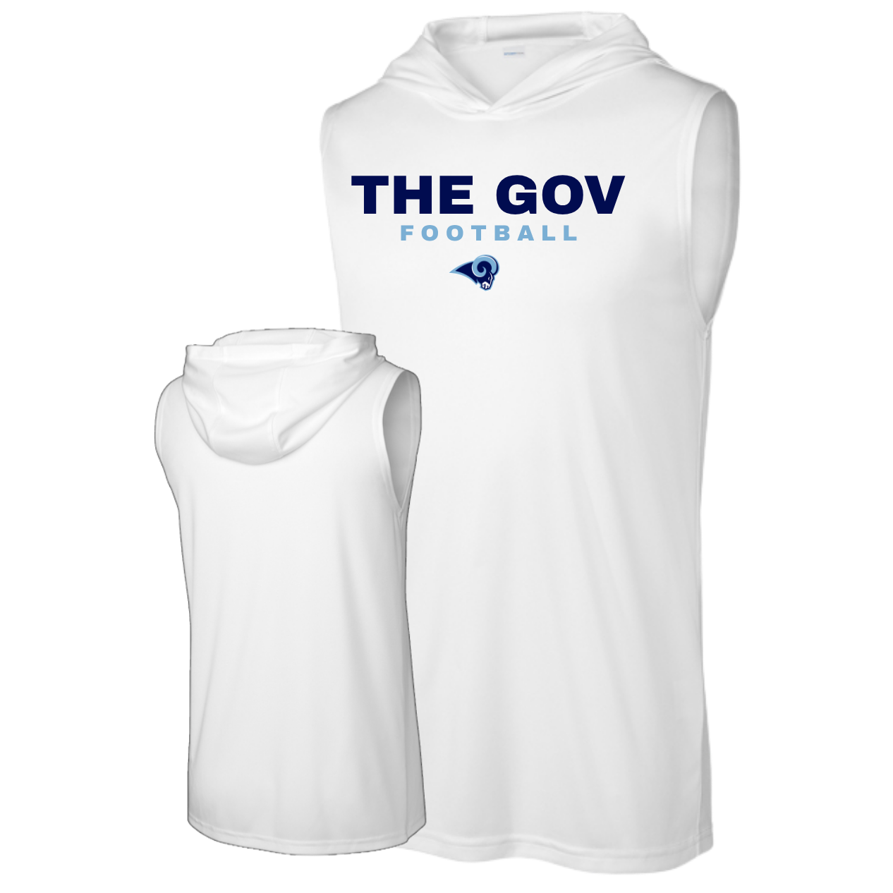 Rams Boosters - The Gov Football Sleeveless Hoodie