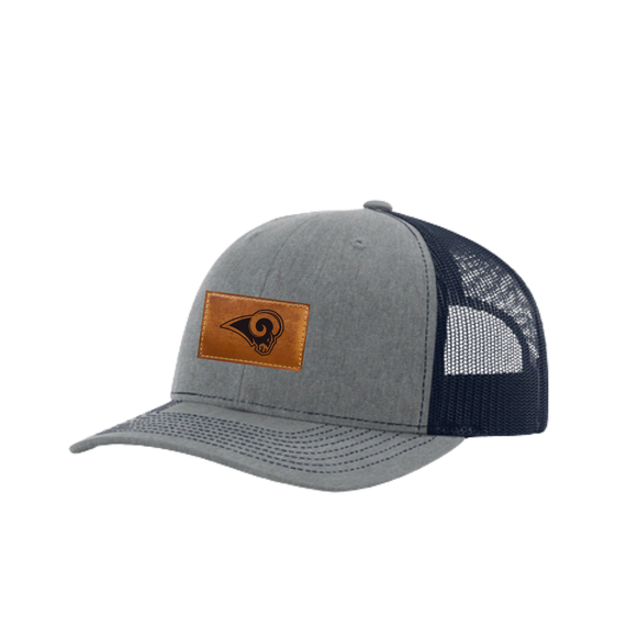 Rams Boosters - Two-Tone Richardson Trucker Cap / Leather Patch