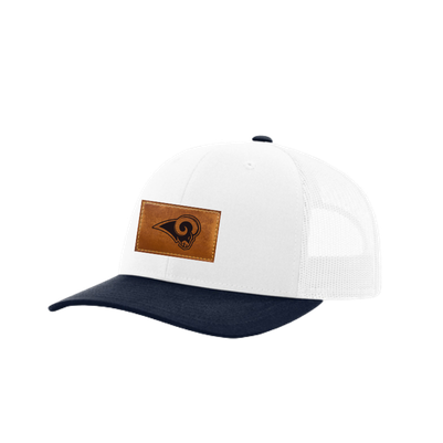 Rams Boosters - Two-Tone Richardson Trucker Cap / Leather Patch