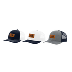 Rams Two-Tone Richardson Trucker Cap - Leather Patch