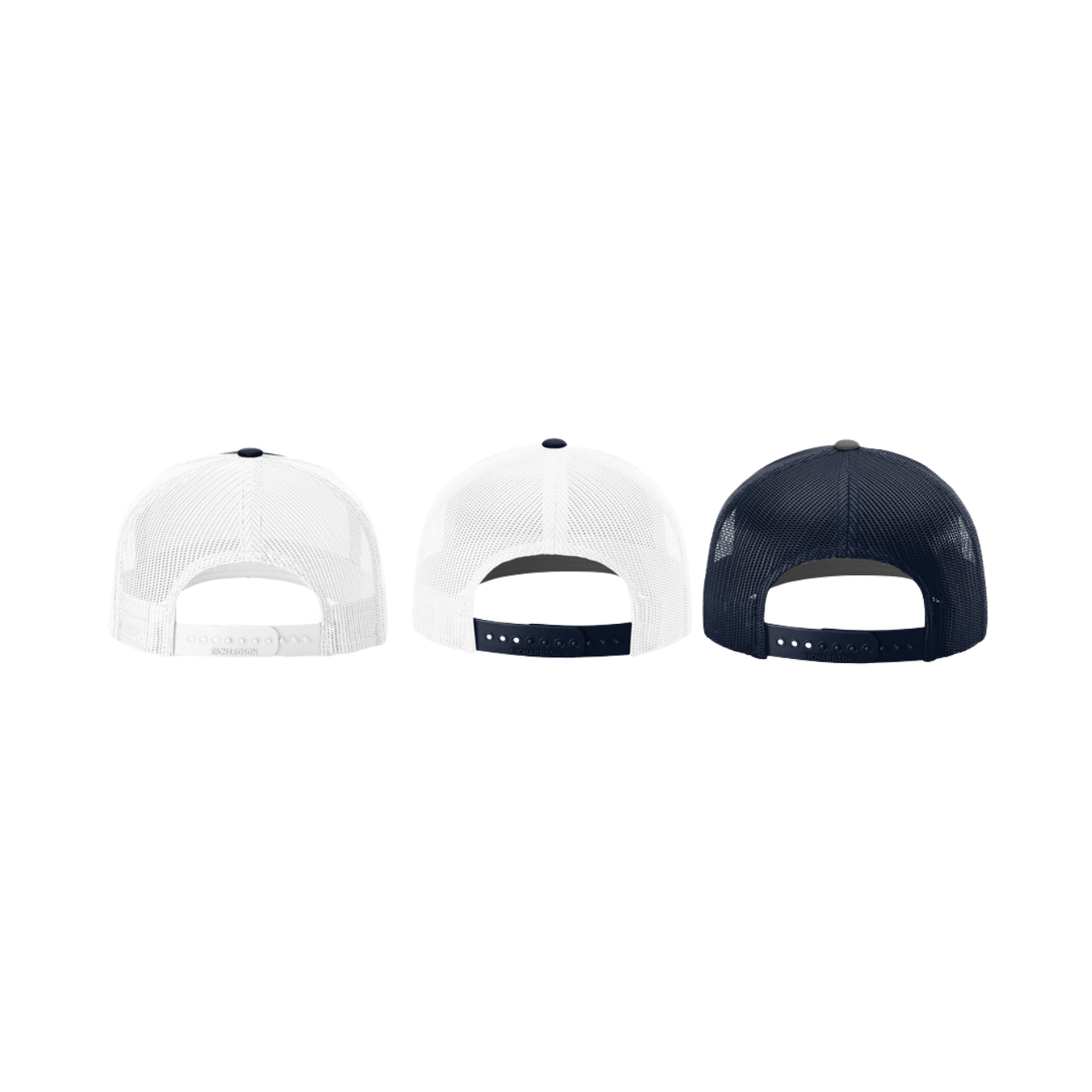 Rams Two-Tone Richardson Trucker Cap - Leather Patch