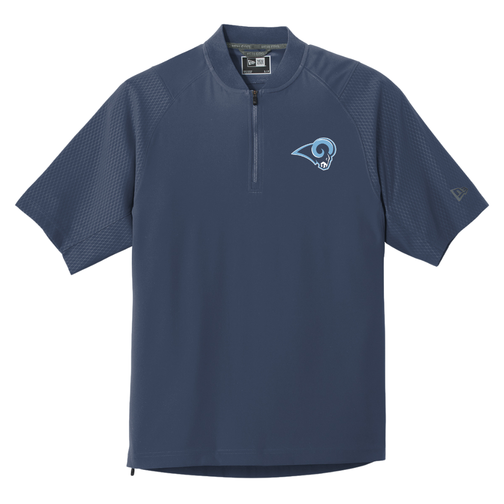 Rams Coach New Era 1/4-Zip Cage Jacket