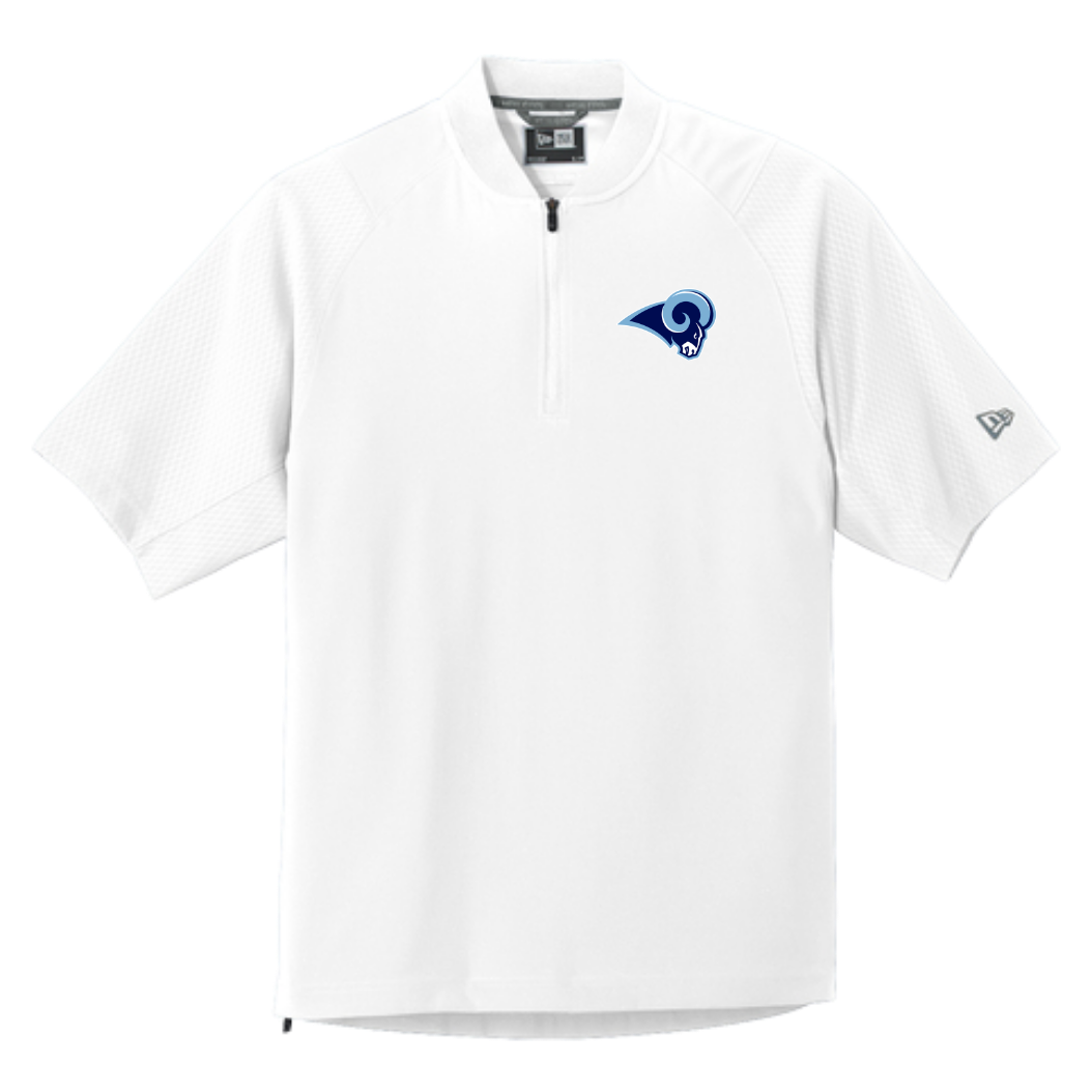 Rams Coach New Era 1/4-Zip Cage Jacket