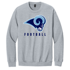 Rams Classic Football Hoodie or Crew