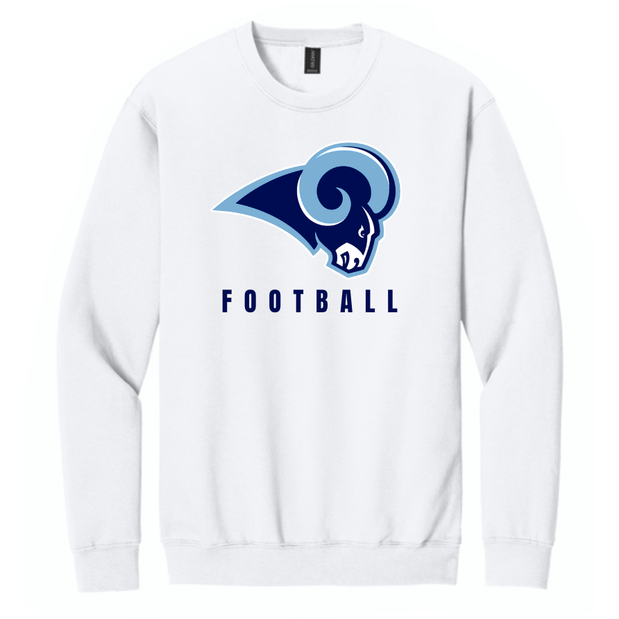 Rams Classic Football Hoodie or Crew