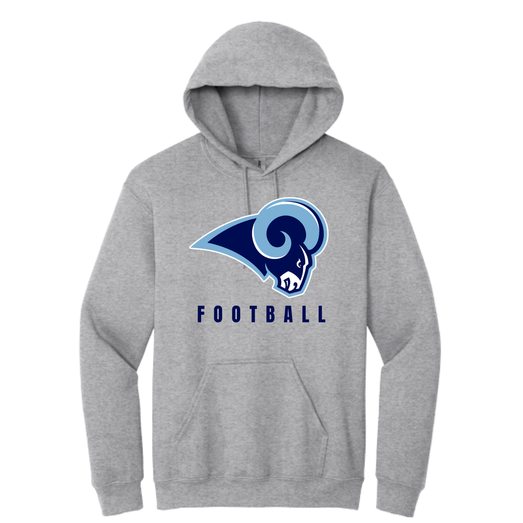 Rams Classic Football Hoodie or Crew