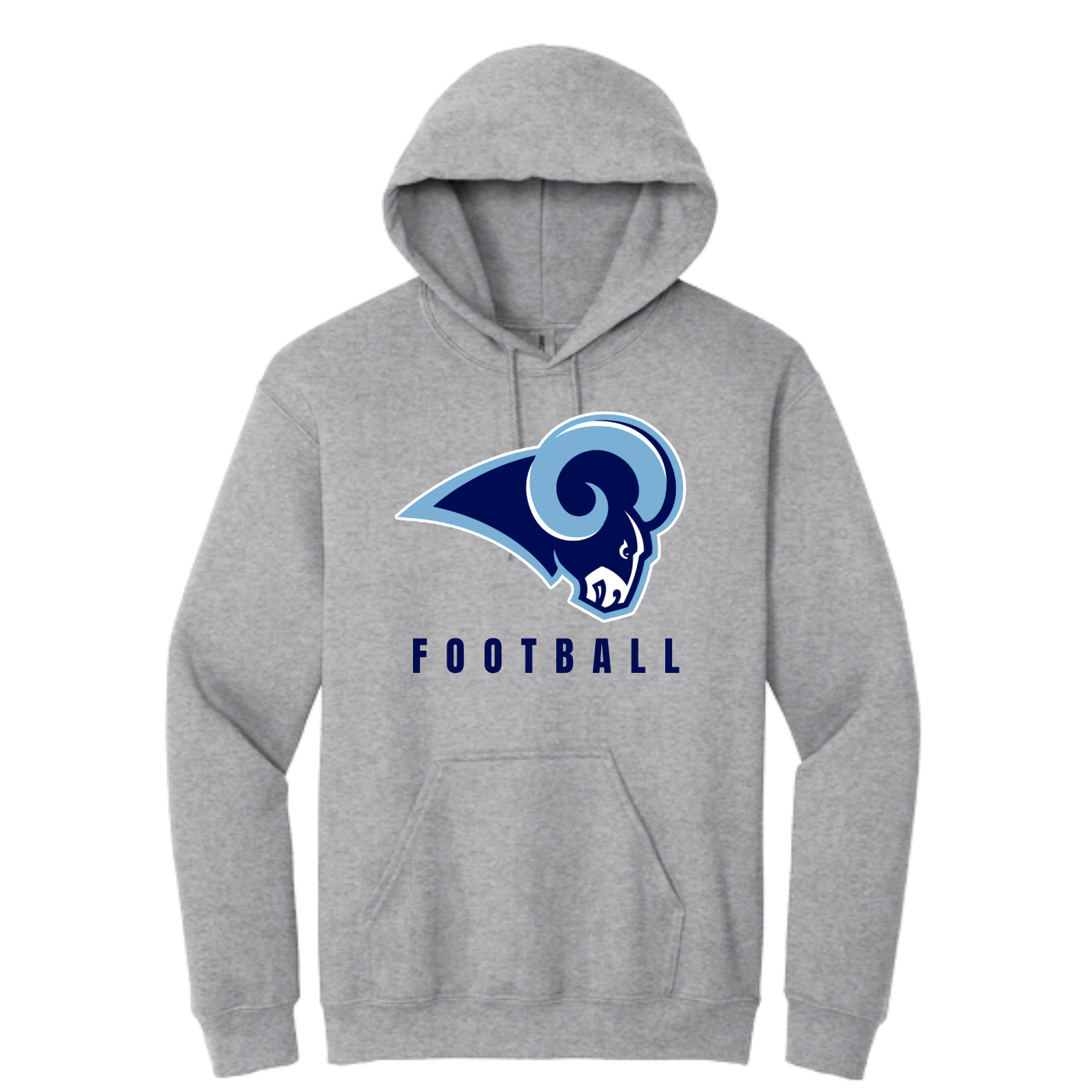 Rams Classic Football Hoodie or Crew