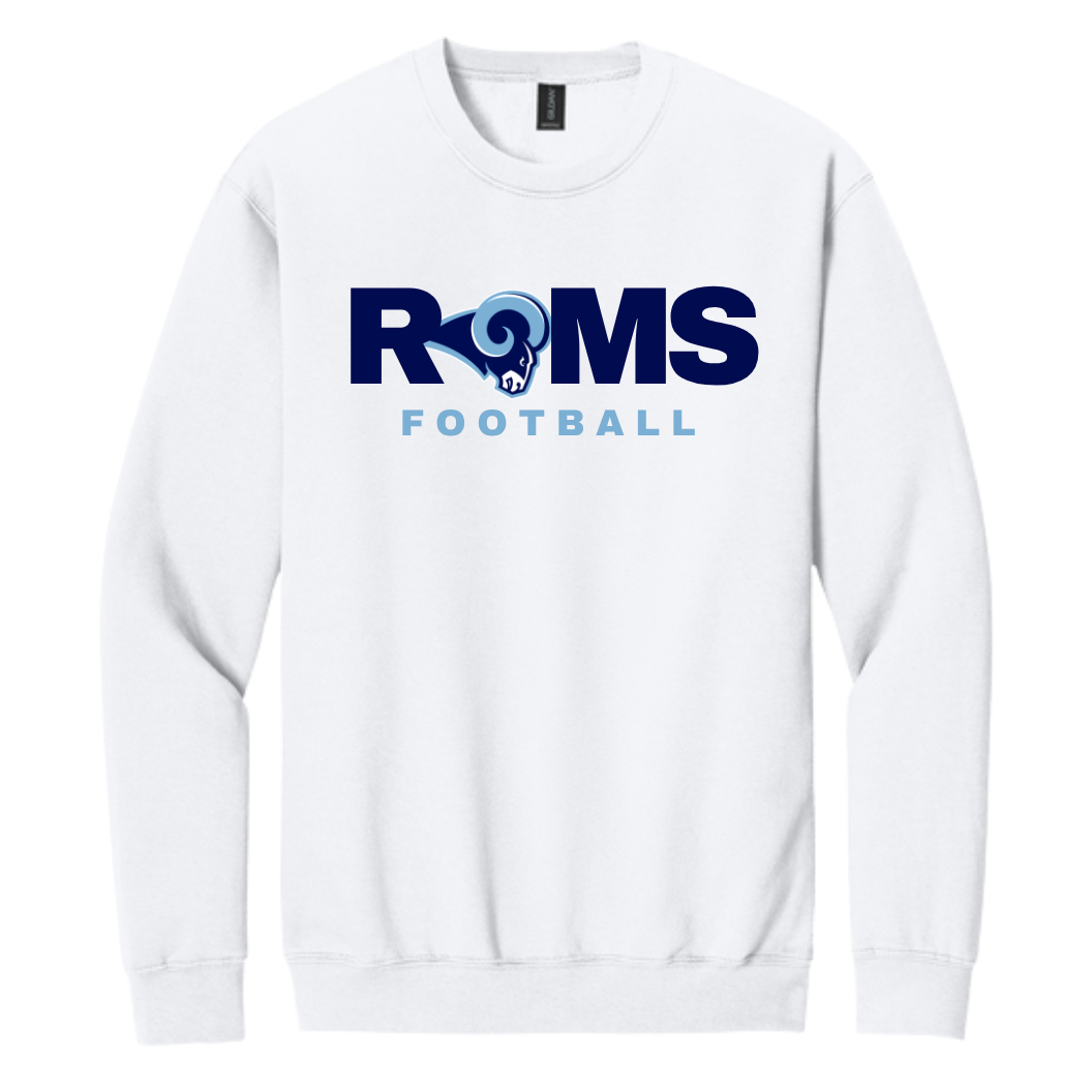 Booster Rams Football Hoodie or Crew