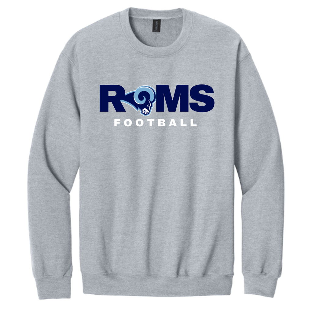 Booster Rams Football Hoodie or Crew