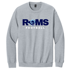 Booster Rams Football Hoodie or Crew
