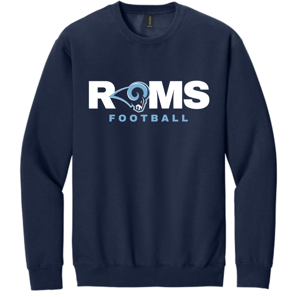 Booster Rams Football Hoodie or Crew