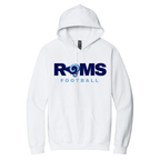 Booster Rams Football Hoodie or Crew