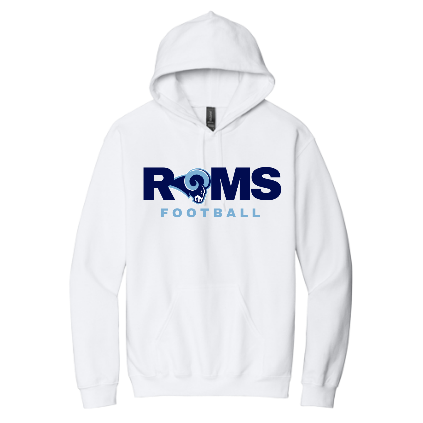 Booster Rams Football Hoodie or Crew