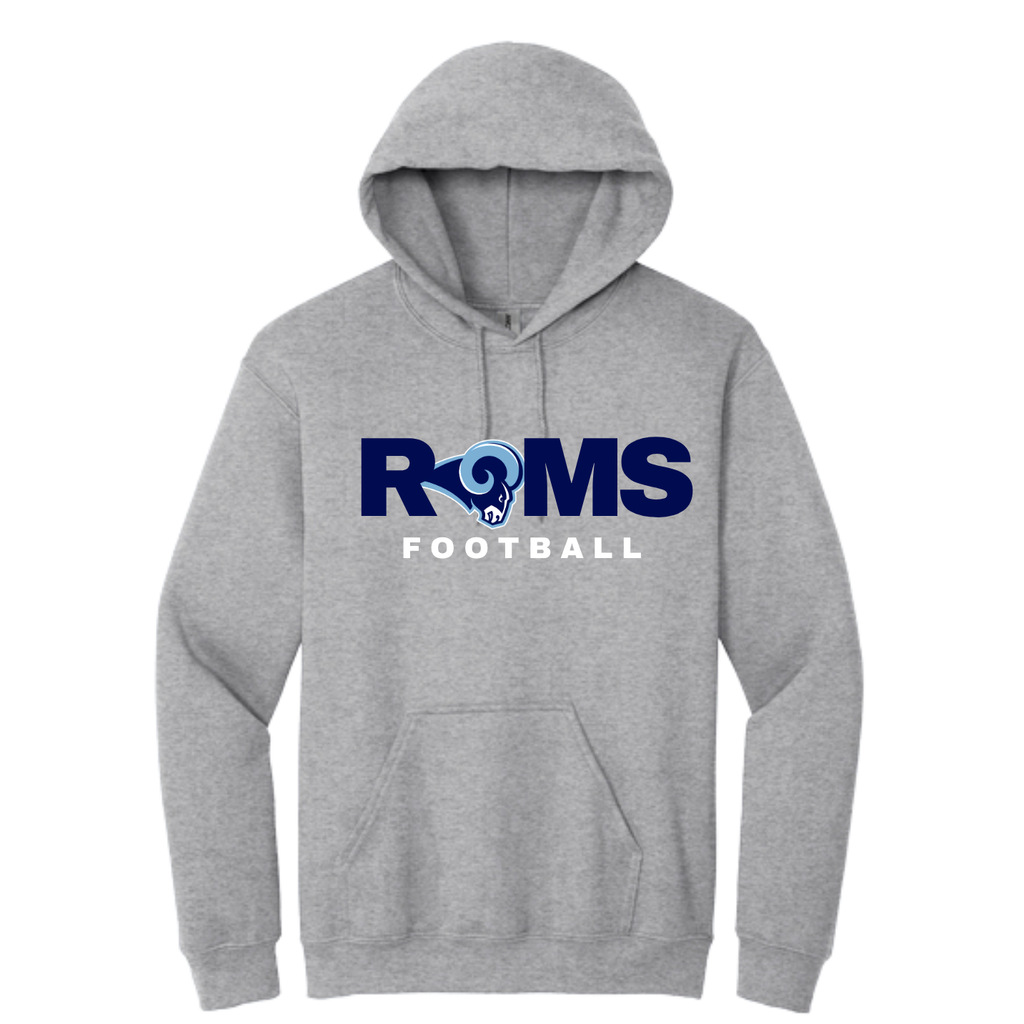 Booster Rams Football Hoodie or Crew