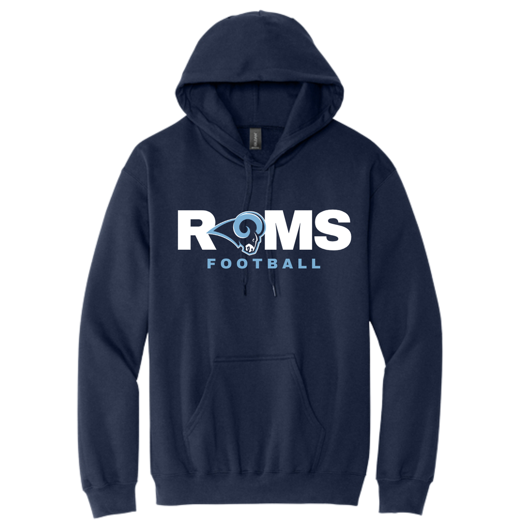 Booster Rams Football Hoodie or Crew