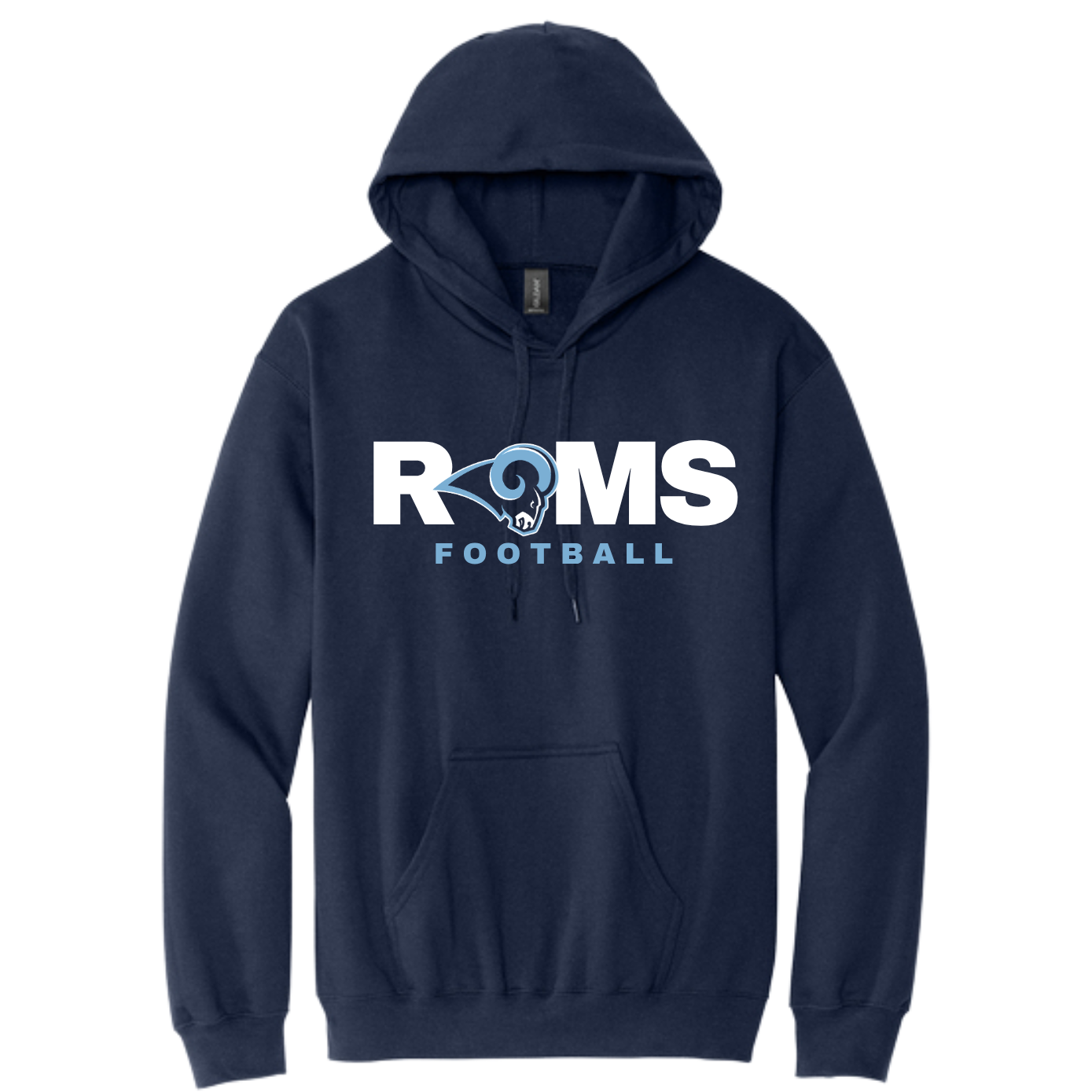 Booster Rams Football Hoodie or Crew