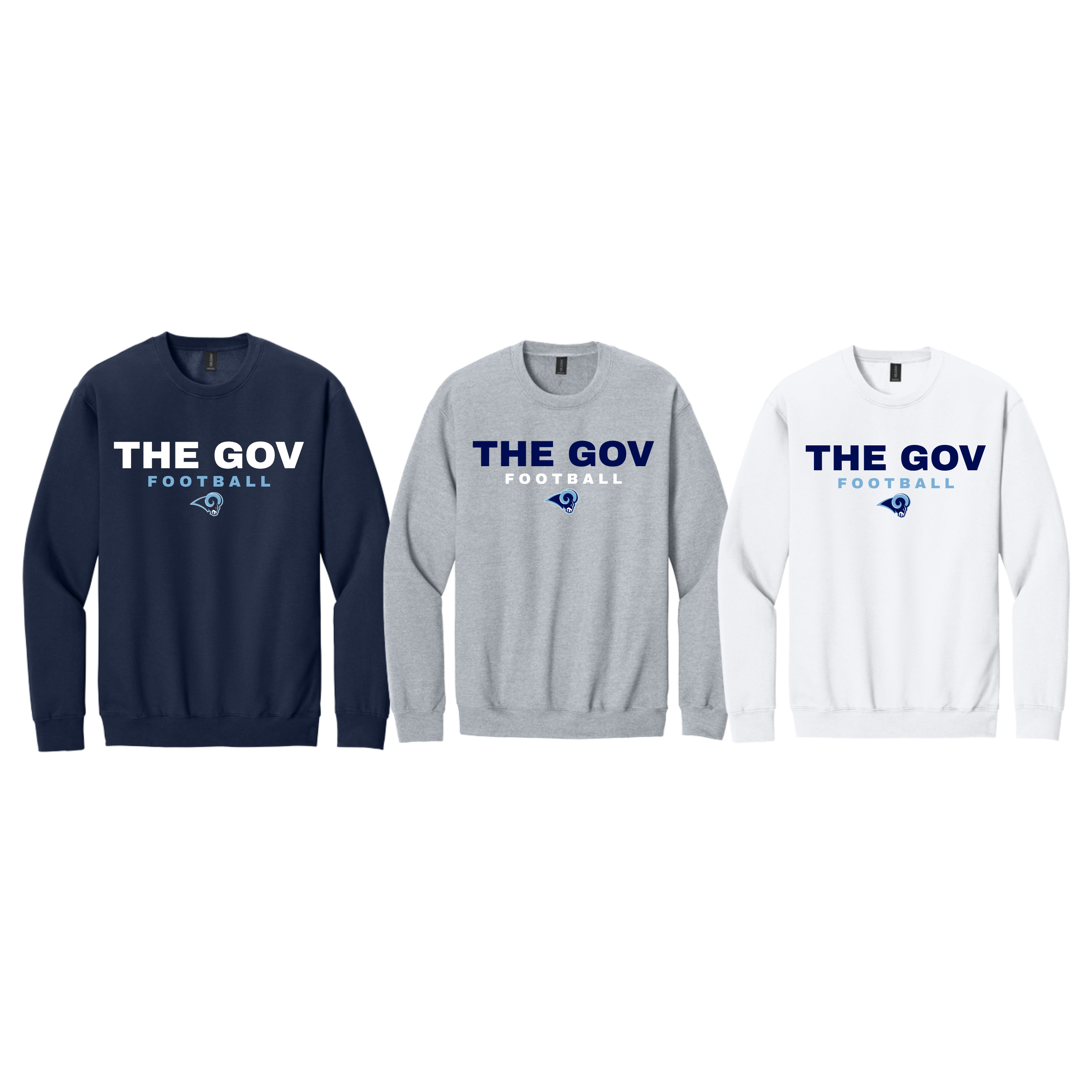 Rams The Gov Football Hoodie or Crew