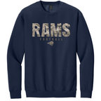 Rams Boosters - Camo Football Hoodie or Crew