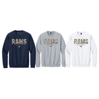 Rams Boosters - Camo Football Hoodie or Crew
