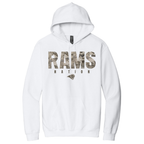 Rams Nation Camo Hoodie or Crew