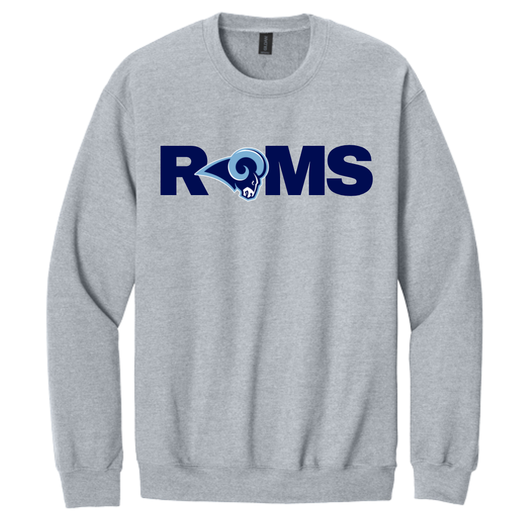 Rams Hoodie or Crew