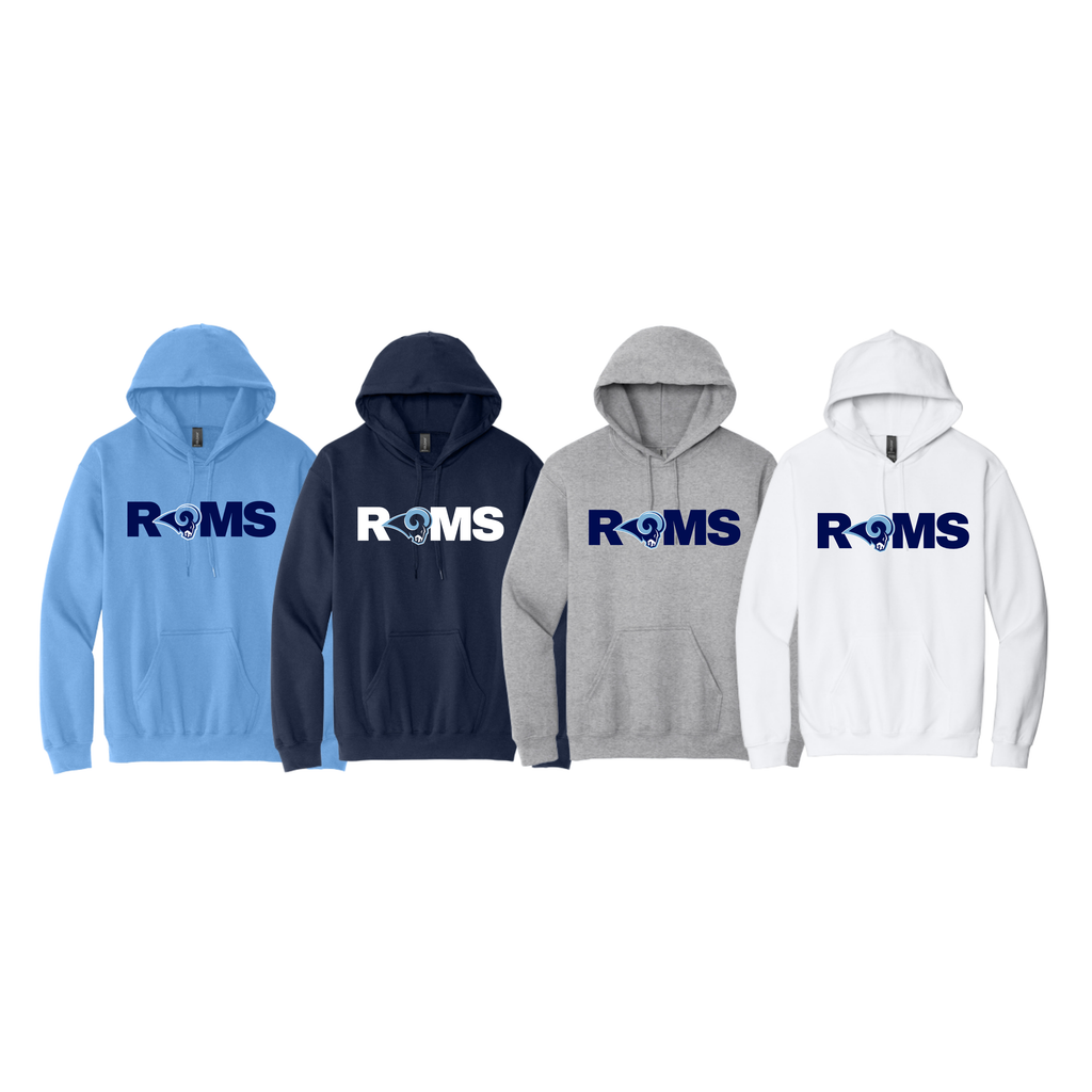 Rams Hoodie or Crew