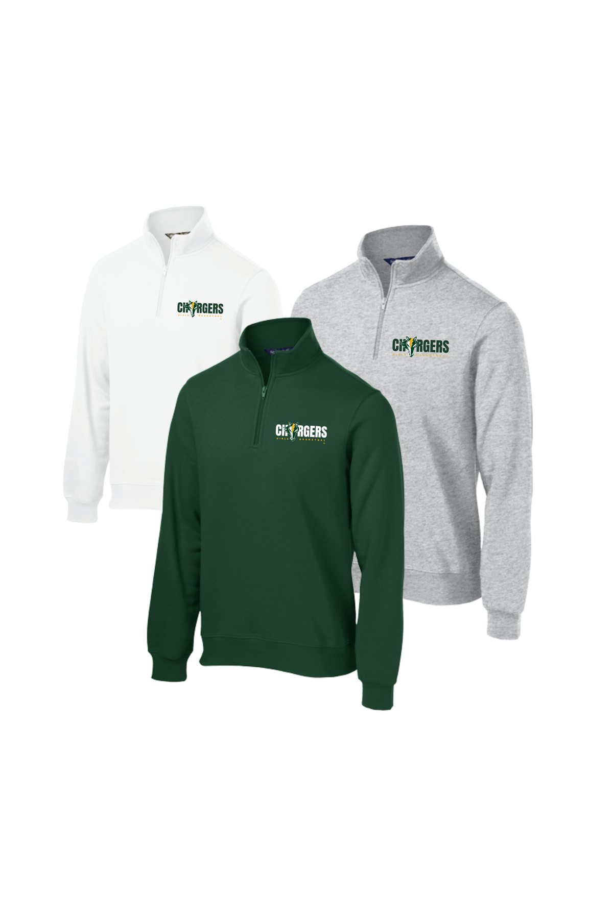 KR Basketball - Sideline Wordmark Quarter-Zip