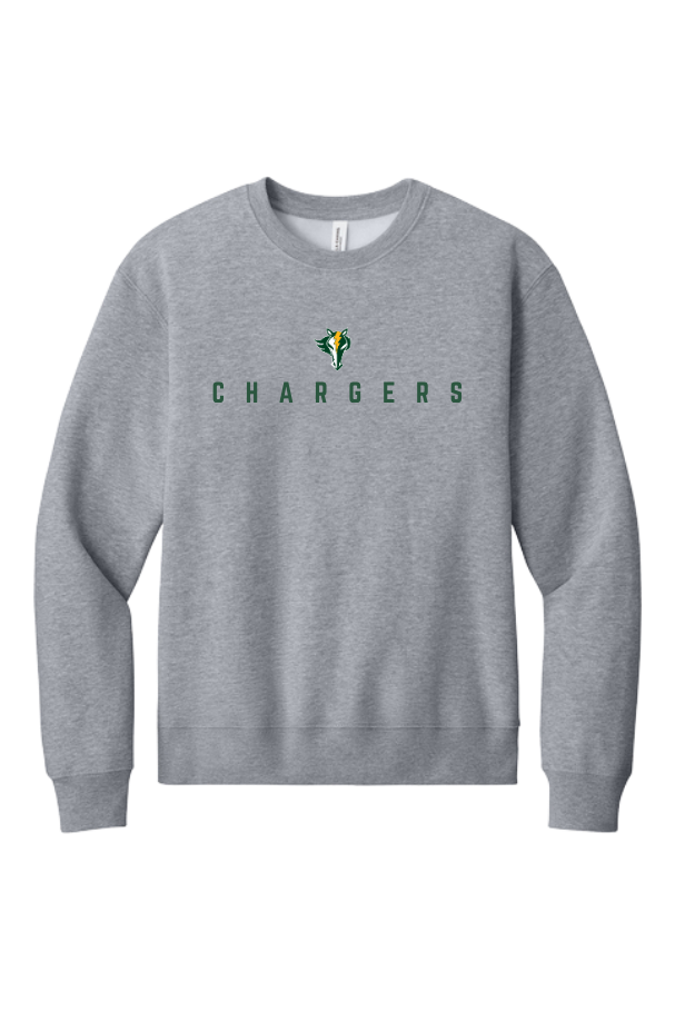 KR - Premium Embroidered CHARGERS Wordmark Crew