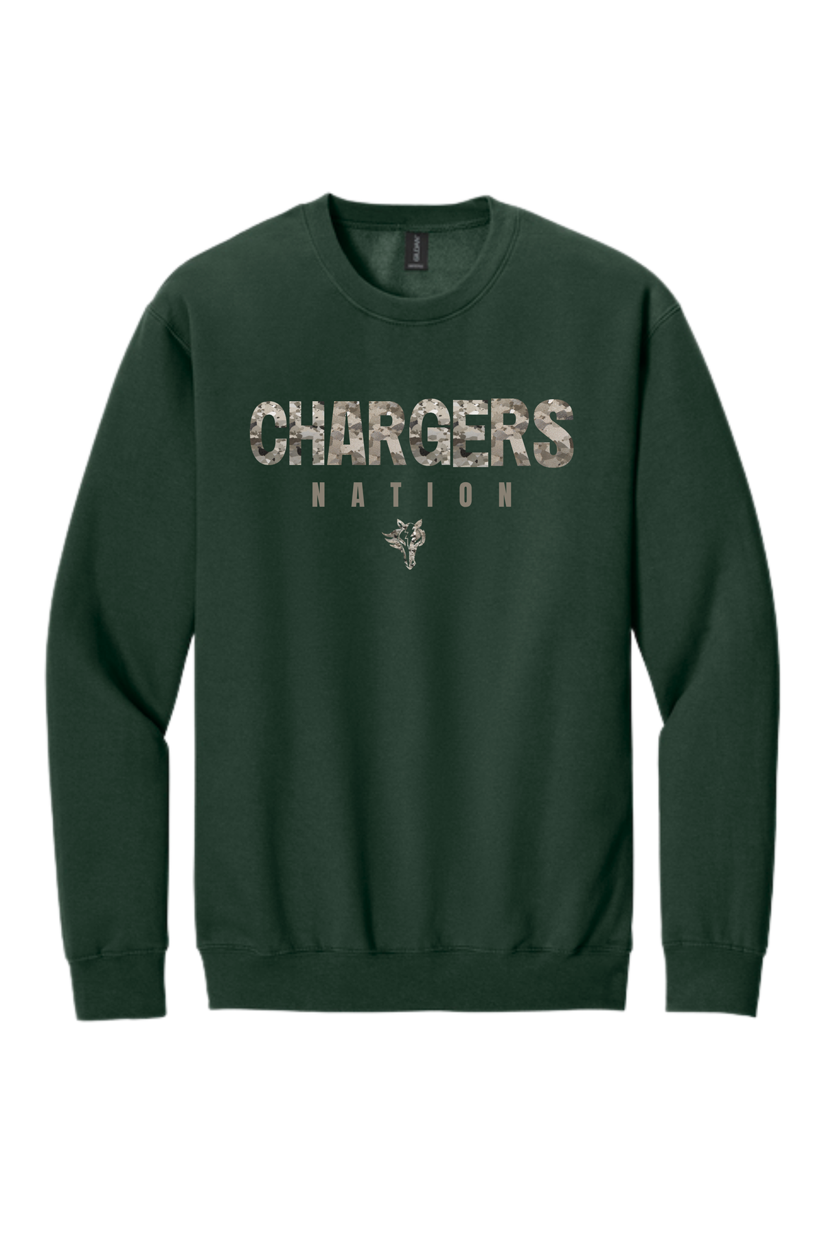 KR - Chargers CAMO Crewneck