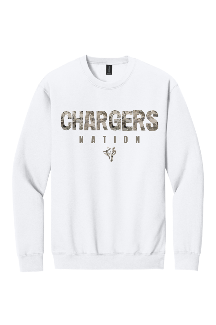 KR - Chargers CAMO Crewneck