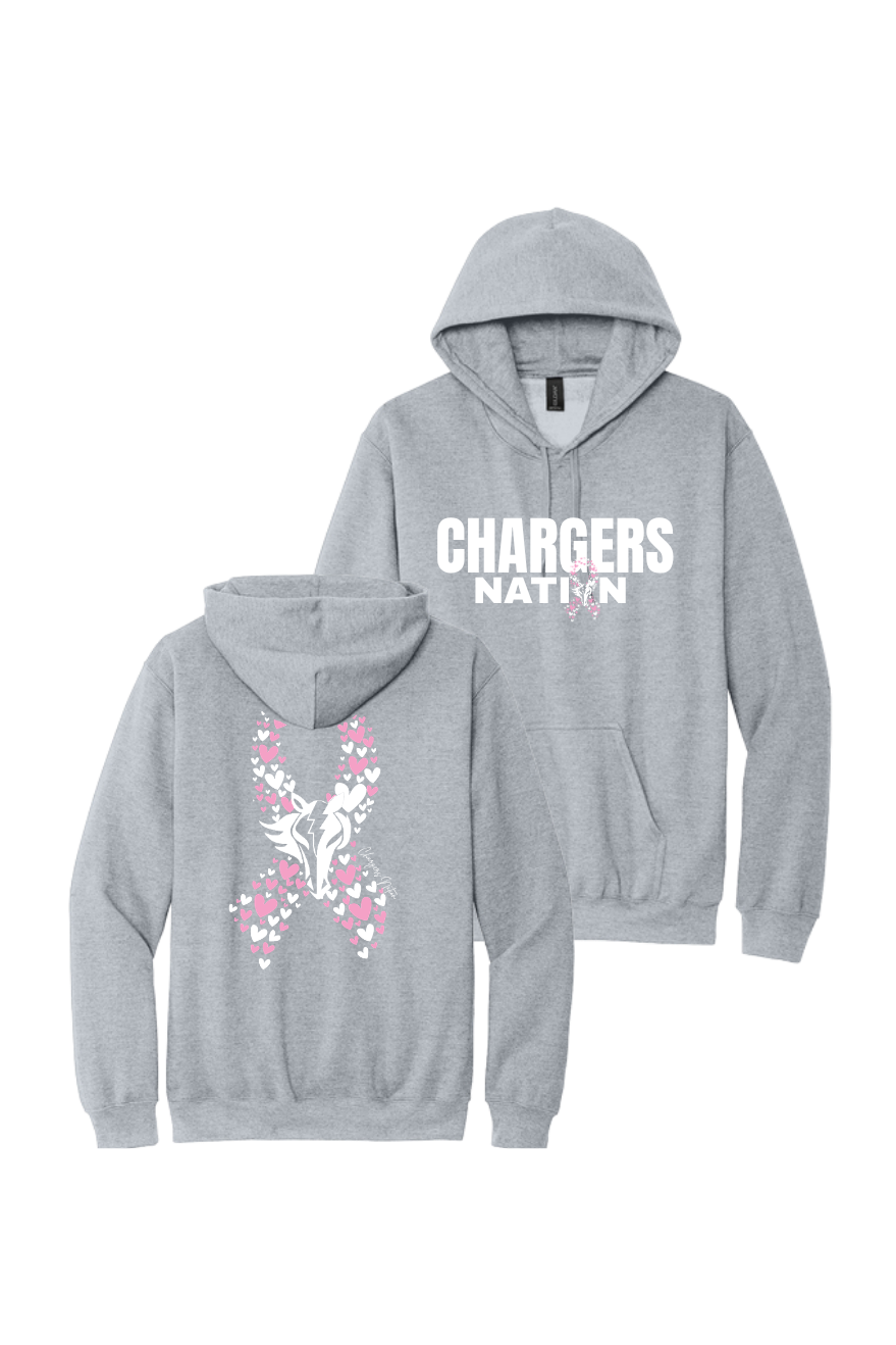 KR - Chargers Pink Out Awareness Hoodie