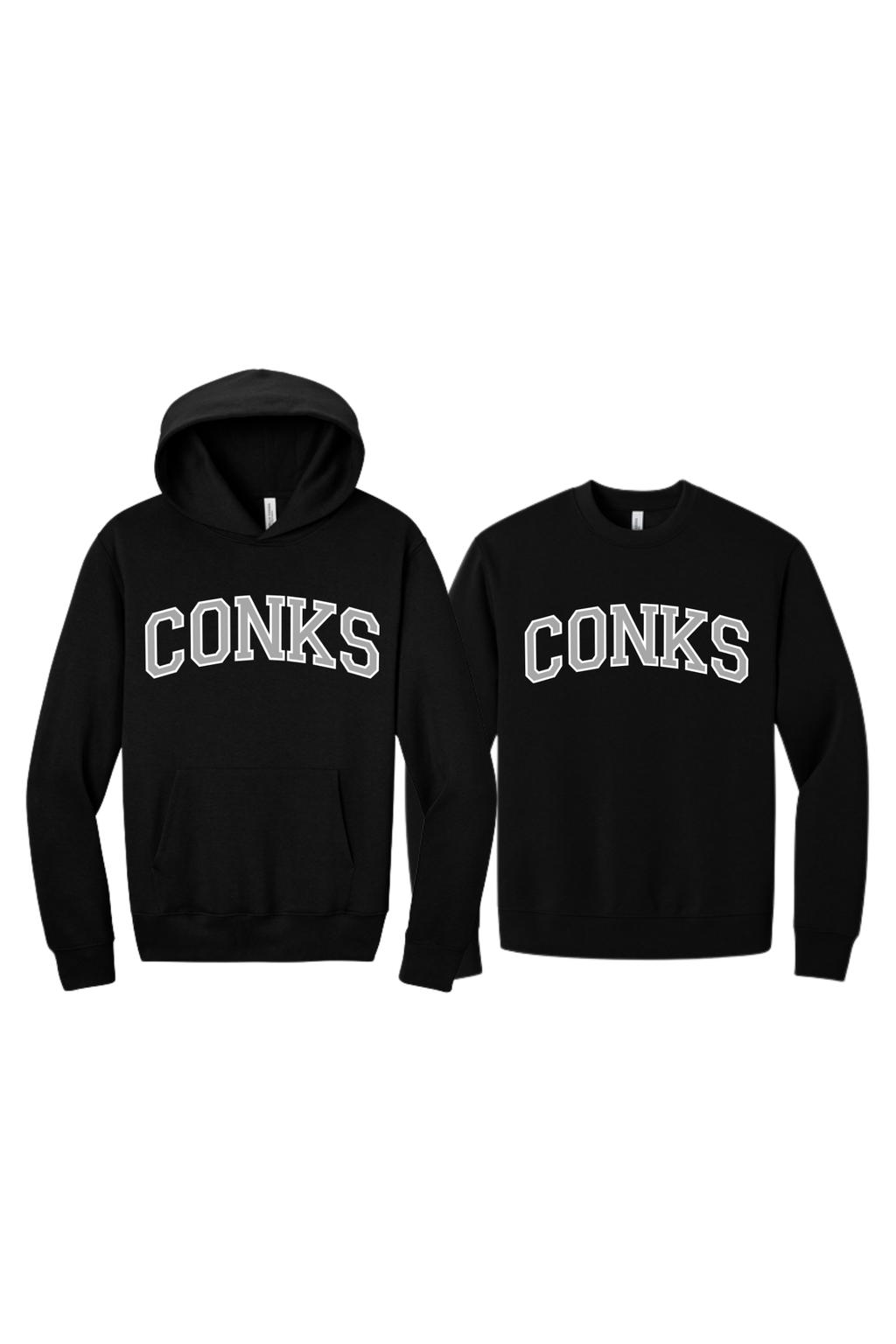 KWFB Booster - Premium Embroidered CONKS ARCH Hoodie or Crew