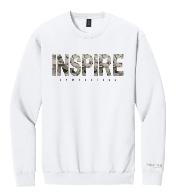 Inspire - Camo Crewneck