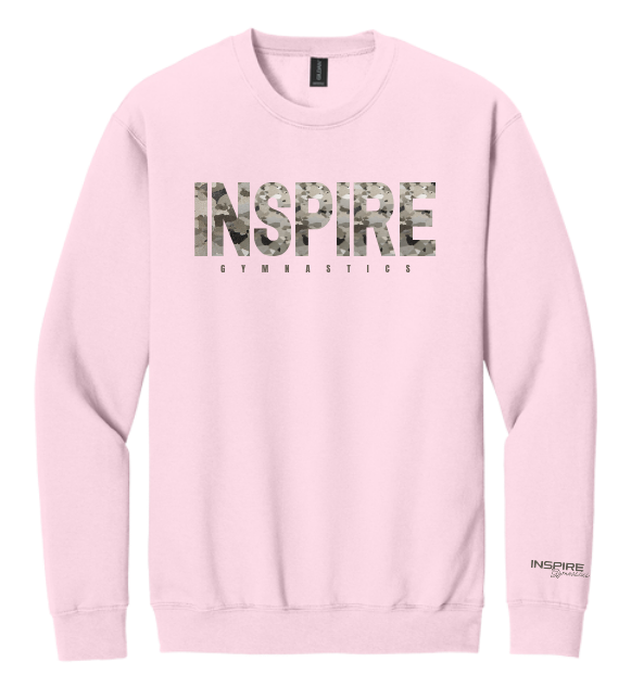 Inspire - Camo Crewneck