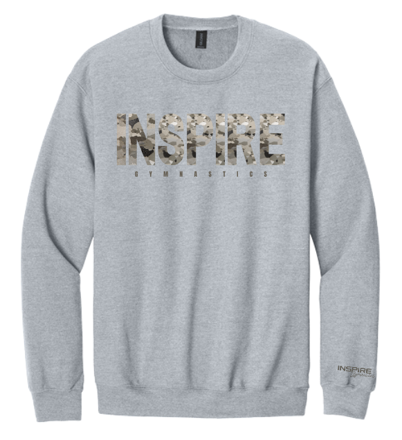Inspire - Camo Crewneck
