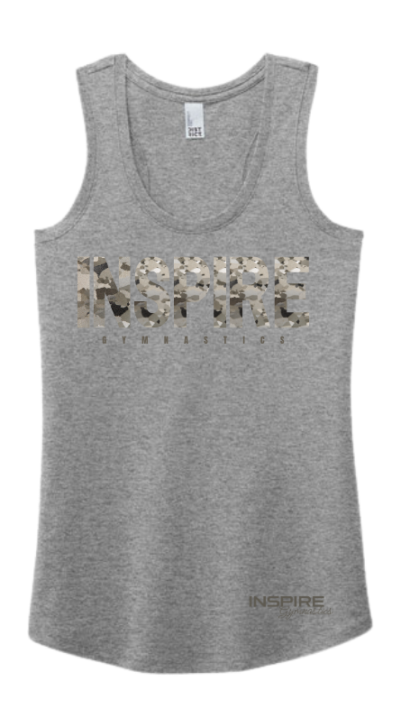 Inspire - Camo Jersey Racerback Tank
