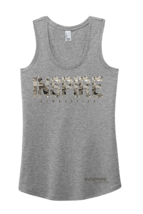 Inspire - Camo Jersey Racerback Tank