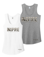 Inspire - Camo Jersey Racerback Tank
