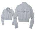 Inspire - Cursive Cropped 1/4-Zip