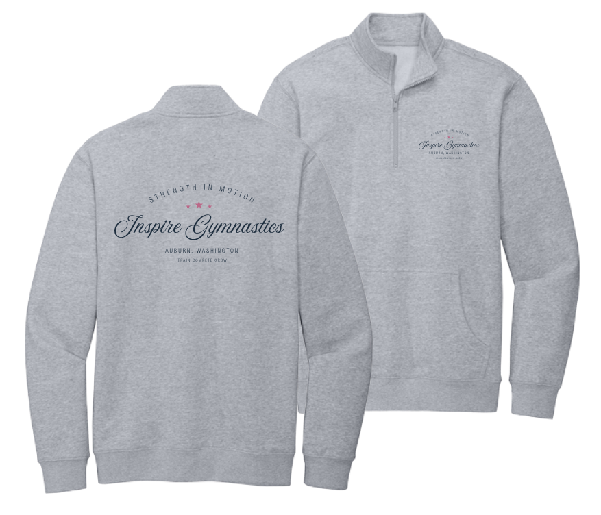 Inspire - Cursive Classic-Length 1/4-Zip