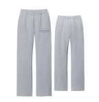 Inspire - Cursive Open-Bottom Sweatpants
