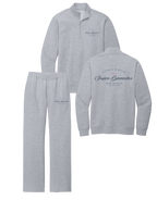 Inspire - Cursive Open-Bottom Sweatpants