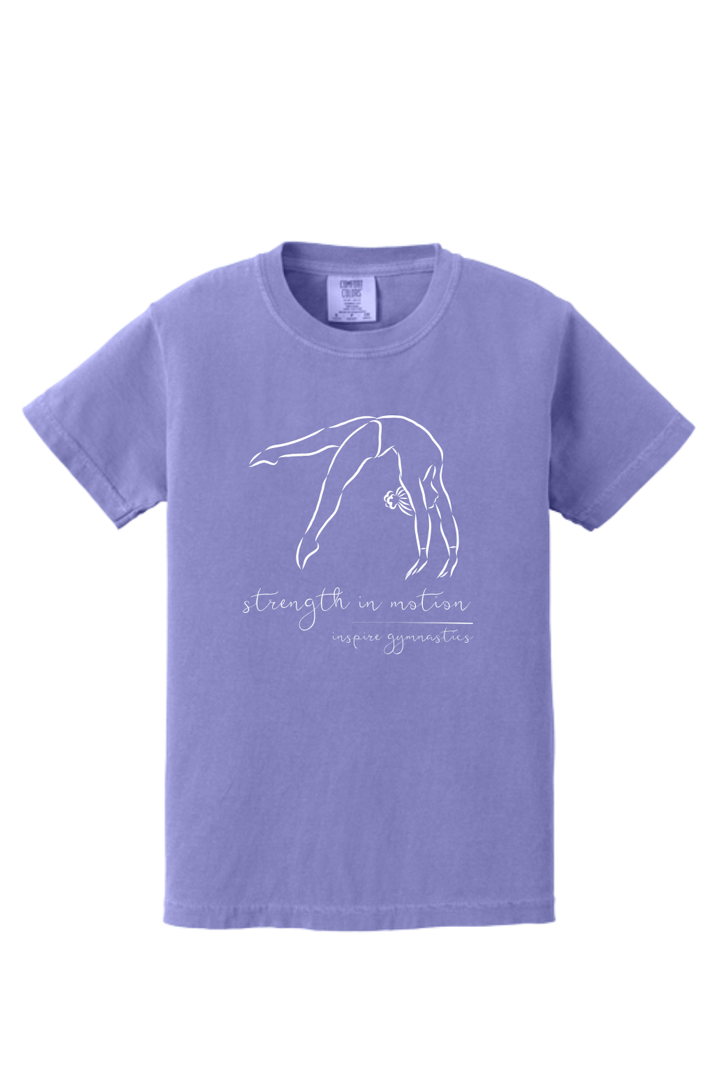 Inspire - Comfort Colors Strength in Motion - Line Art